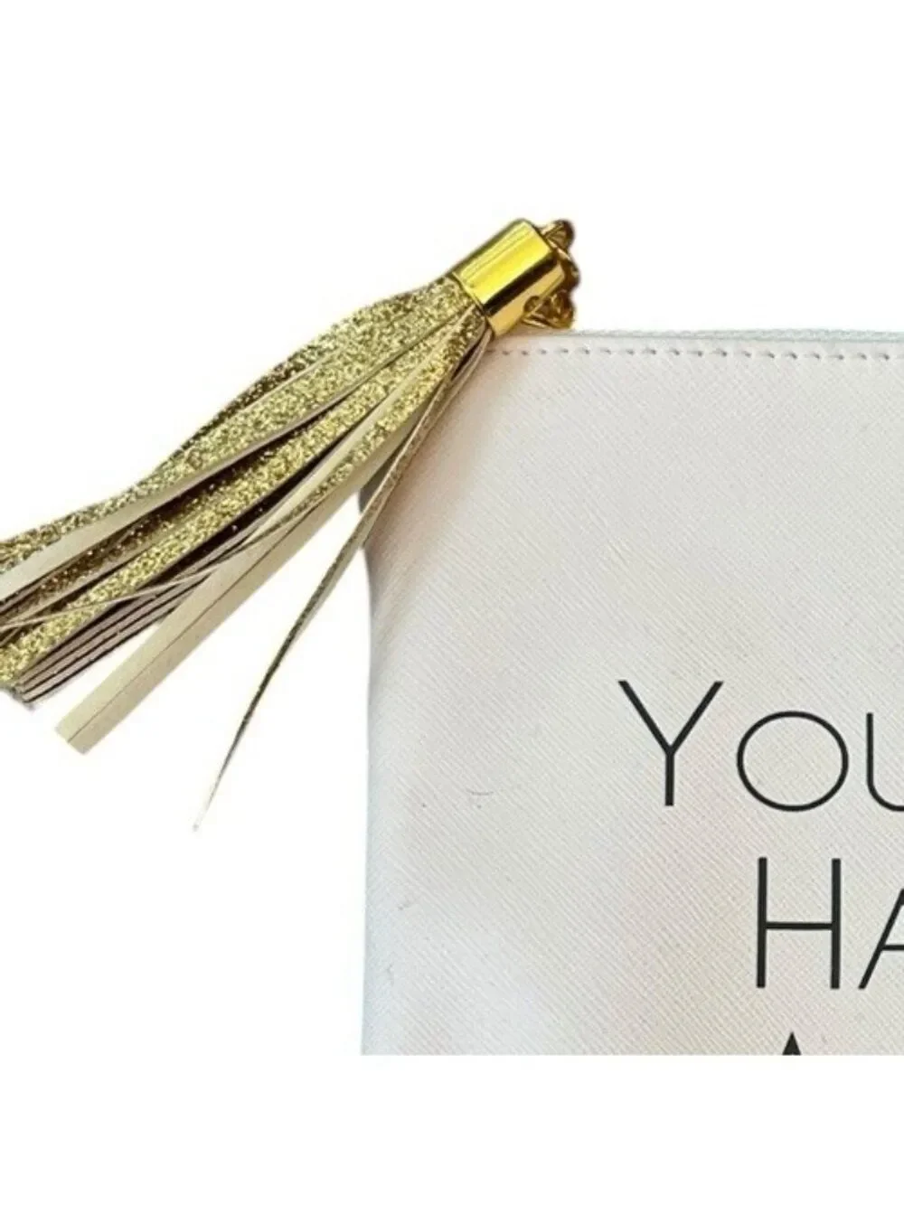 You Can't Handle All This Sparkle Cosmetic Bag Makeup Purse Glitter Kiss Lips